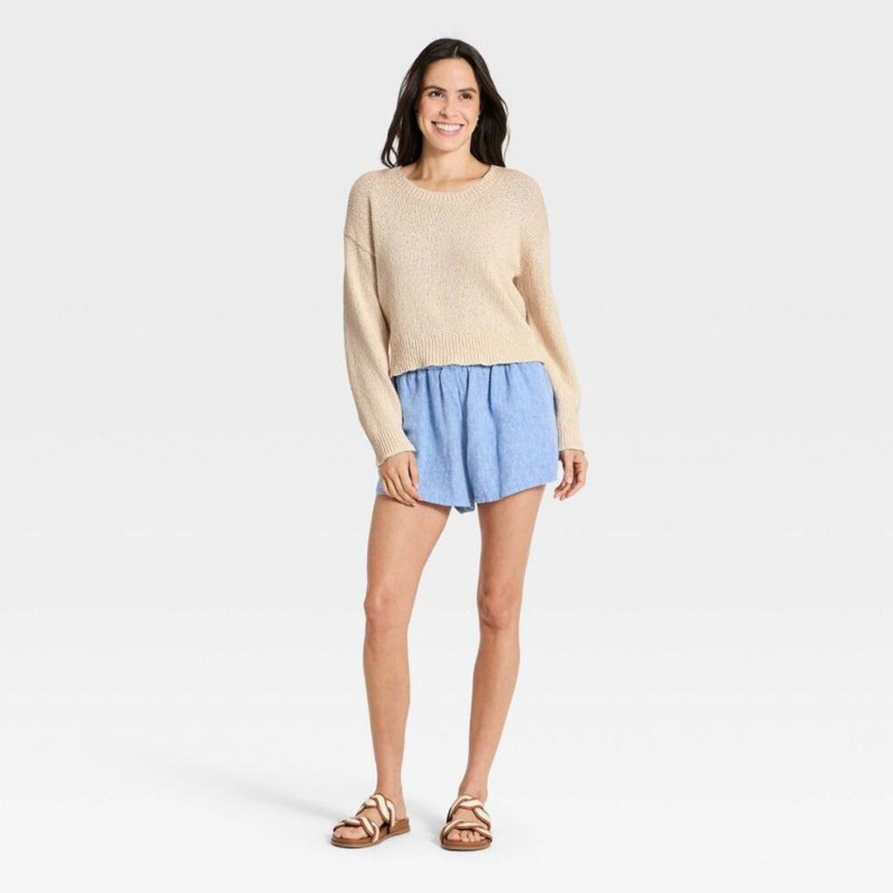 Universal Thread - Women's Crafted Scoop Neck Pullover Sweater - Univ Cream - Picture 3 of 3